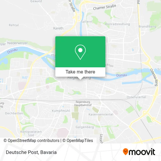 Deutsche Post map