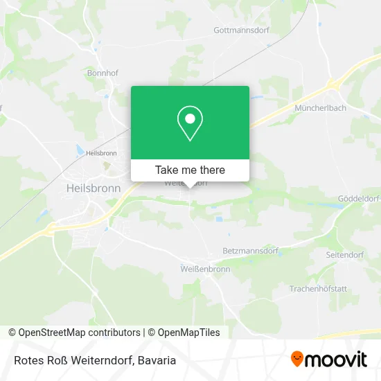 Rotes Roß Weiterndorf map