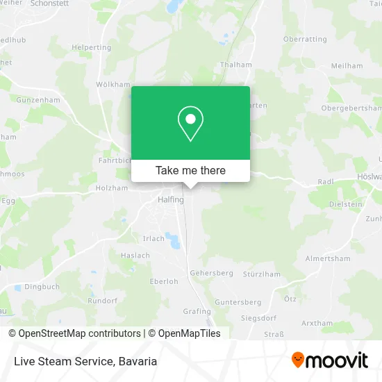 Live Steam Service map