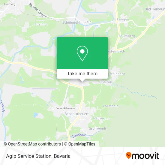 Agip Service Station map