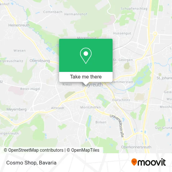Cosmo Shop map