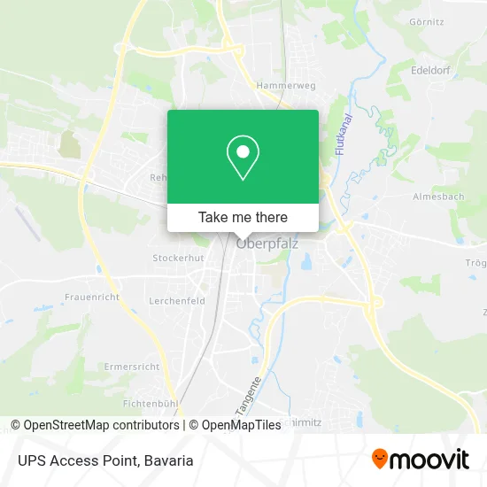 Ups Access Point map