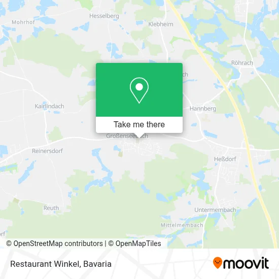 Restaurant Winkel map