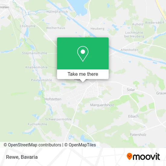 Rewe map