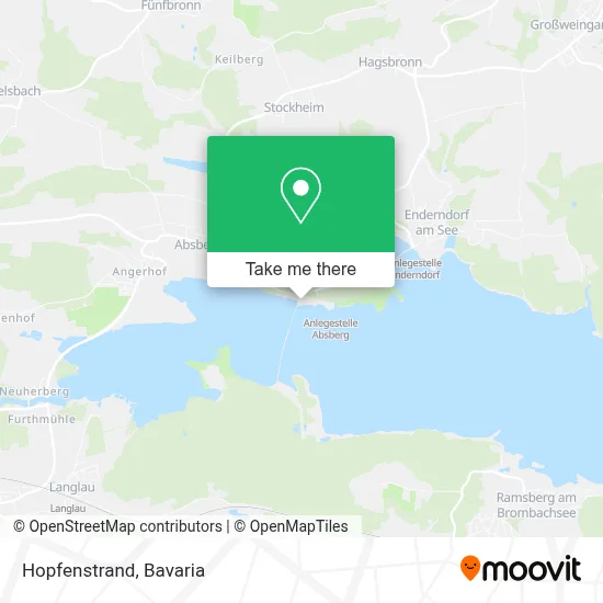 Hopfenstrand map