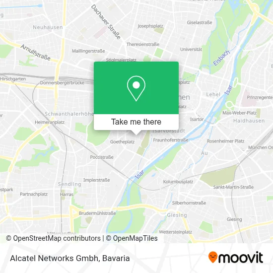 Alcatel Networks Gmbh map