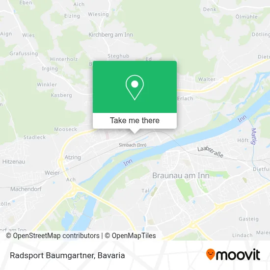 Radsport Baumgartner map