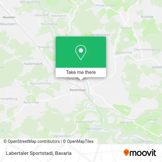 Labertaler Sportstadl map