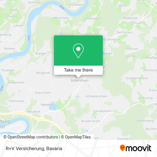 R+V Versicherung map