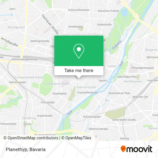 Planethyp map