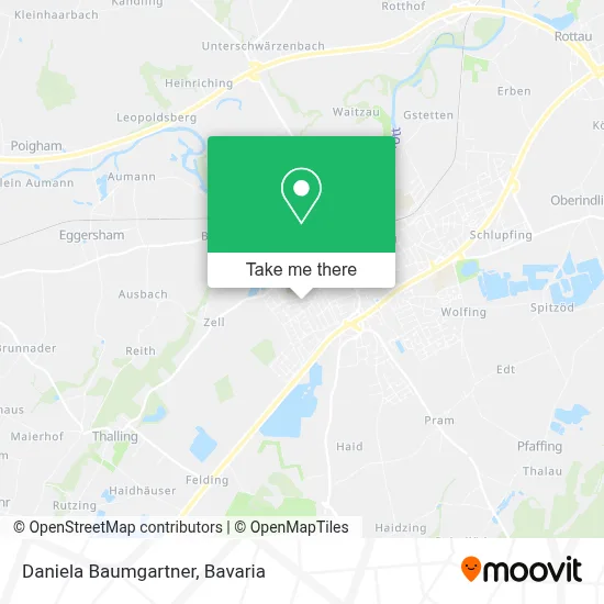 Daniela Baumgartner map