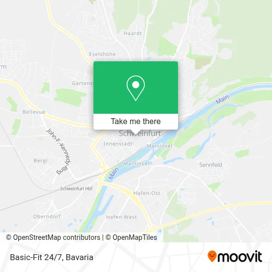Basic-Fit 24/7 map