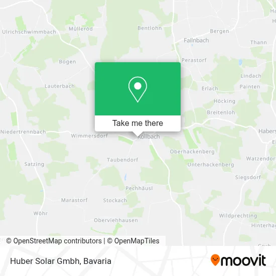 Huber Solar Gmbh map