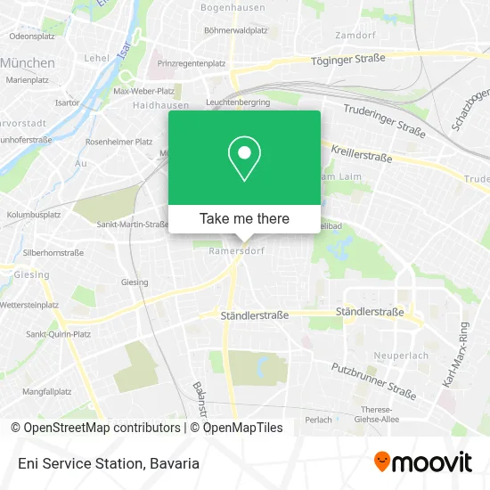 Eni Service Station map