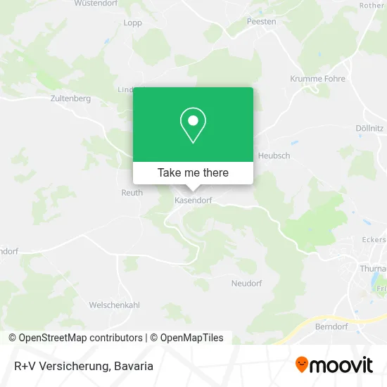 R+V Versicherung map