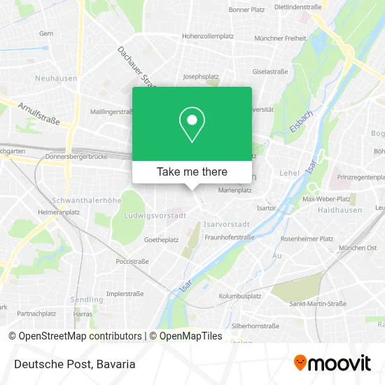 Deutsche Post map