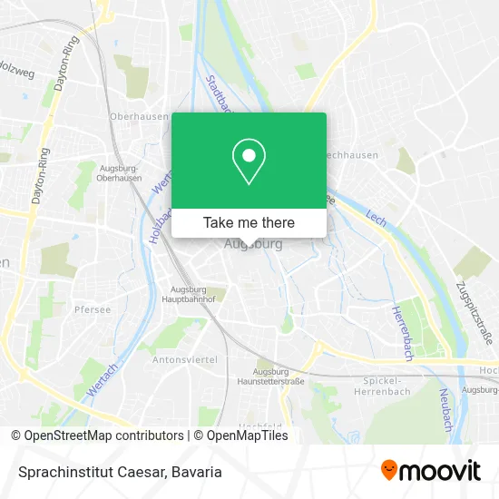 Sprachinstitut Caesar map
