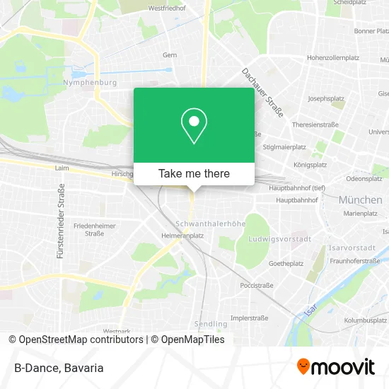 B-Dance map