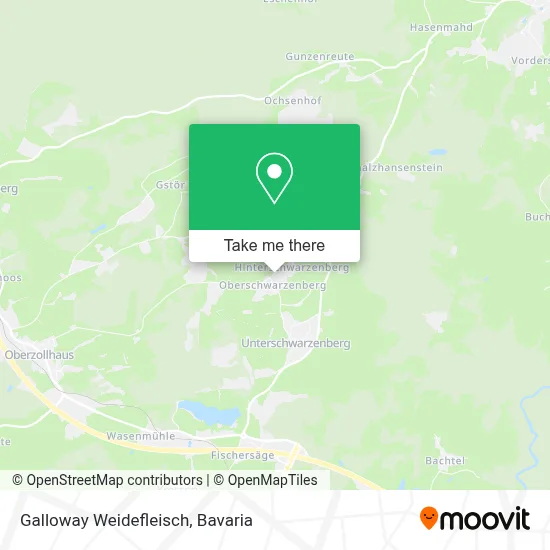 Galloway Weidefleisch map