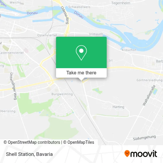 Shell Station map