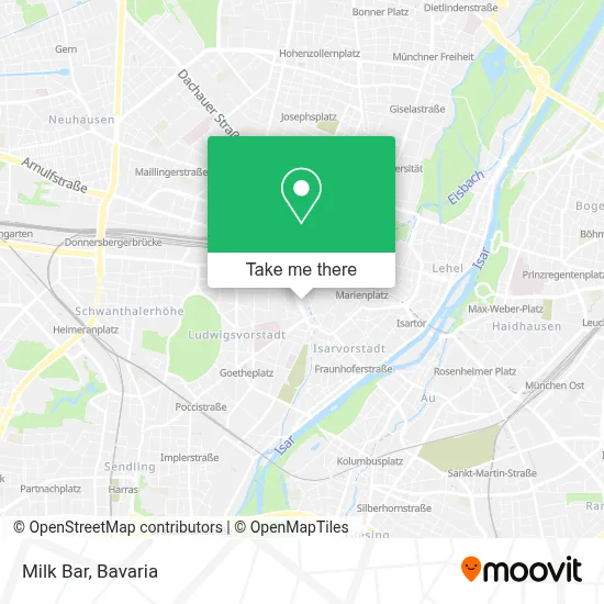 Milchbar map