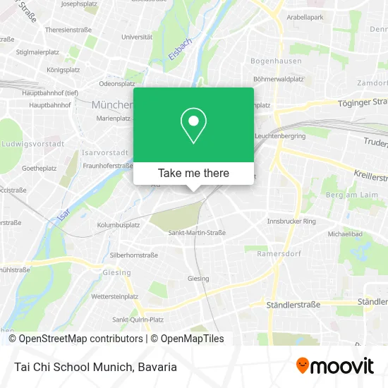 Tai Chi School Munich map