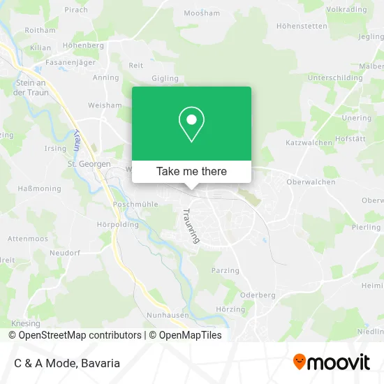 C & A Mode map