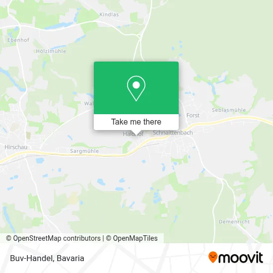 Buv-Handel map