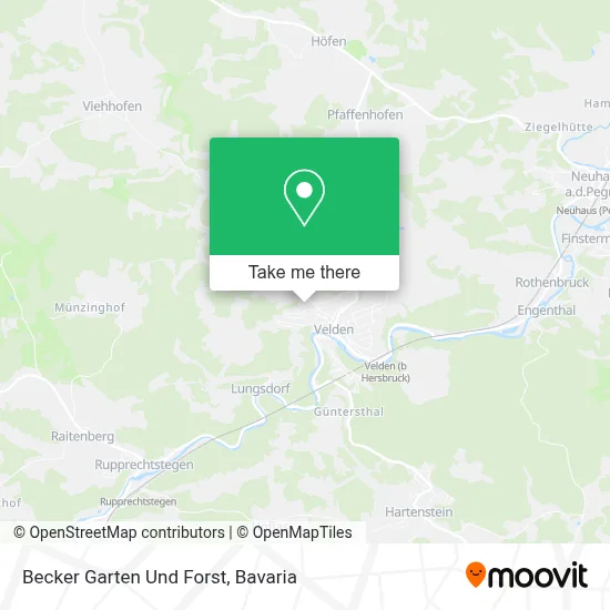 Becker Garten Und Forst map