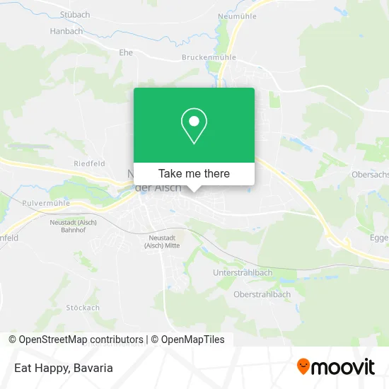 Eat Happy map