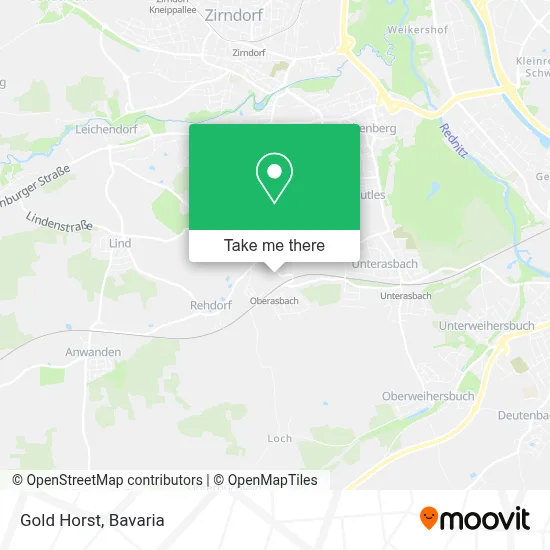 Gold Horst map
