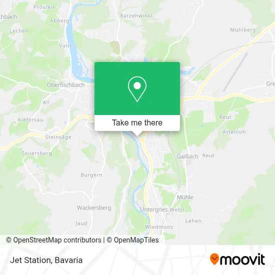 Jet Station map