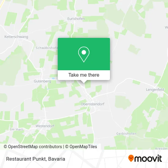 Restaurant Punkt map