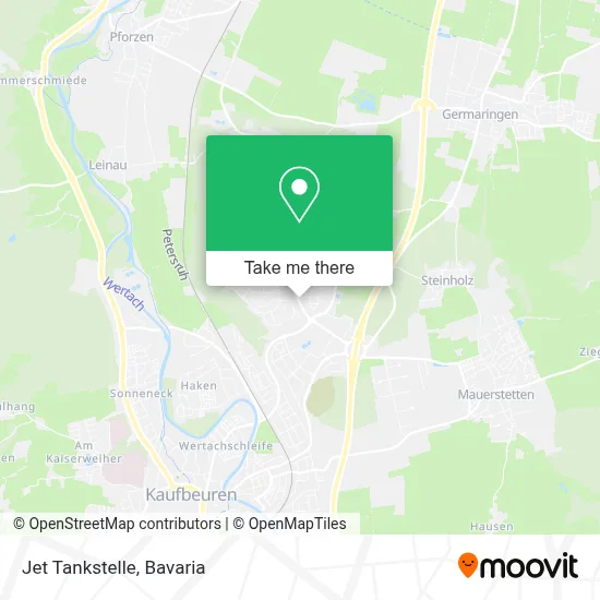 Jet Tankstelle map