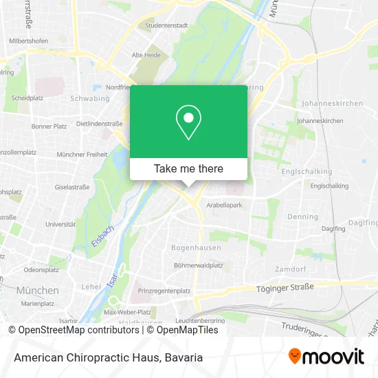 American Chiropractic Haus map