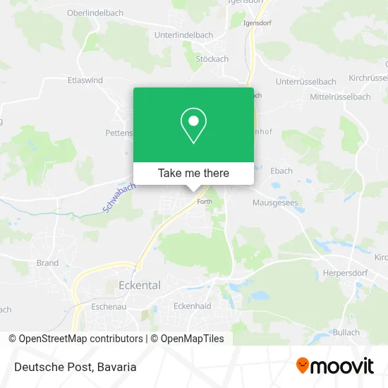 Deutsche Post map