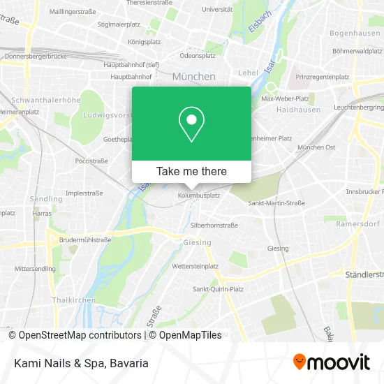 Kami Nails & Spa map
