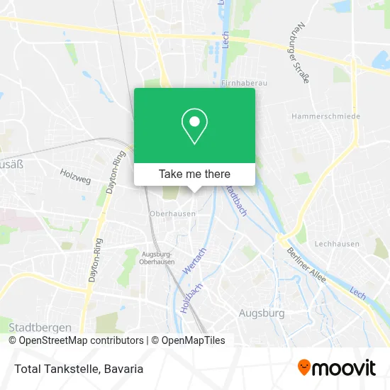 Total Tankstelle map