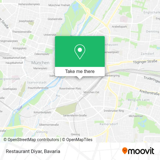 Restaurant Diyar map