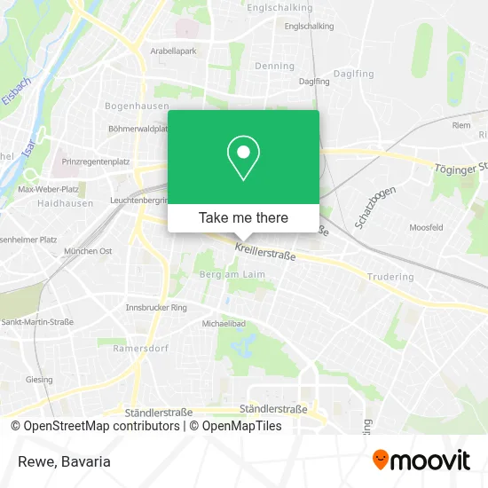 Rewe map