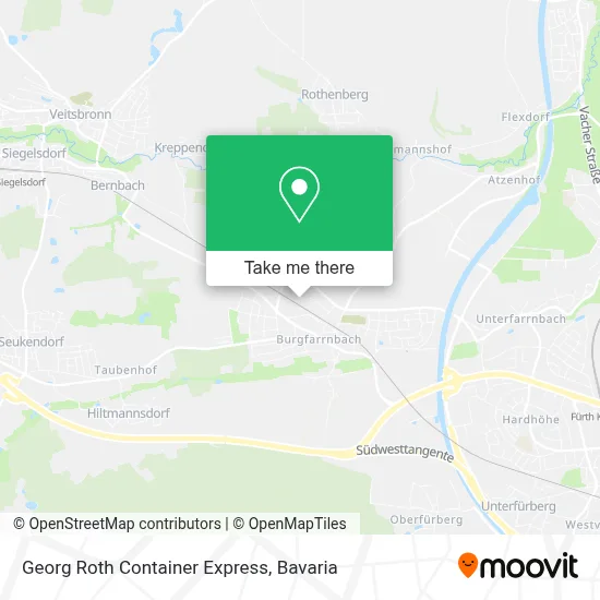 Georg Roth Container Express map