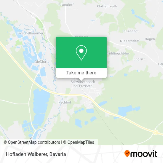 Hofladen Walberer map