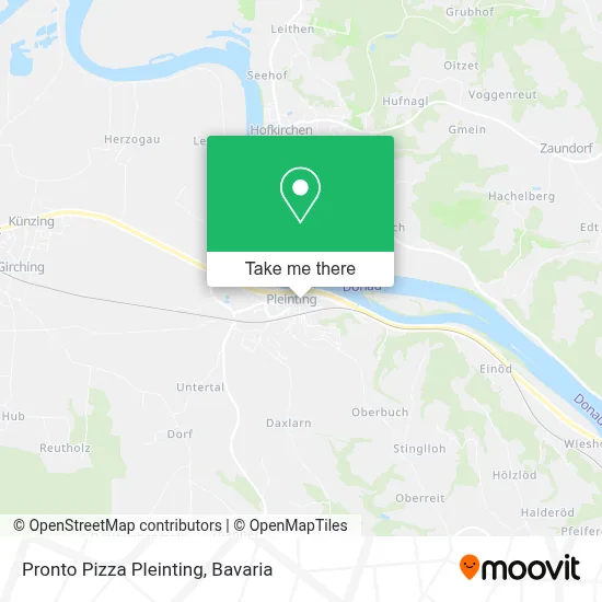 Pronto Pizza Pleinting map
