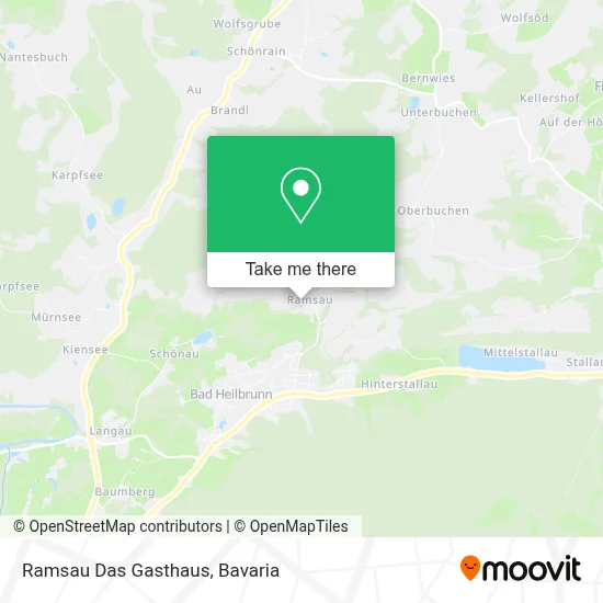 Ramsau Das Gasthaus map