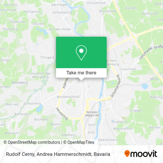 Rudolf Cerny, Andrea Hammerschmidt map