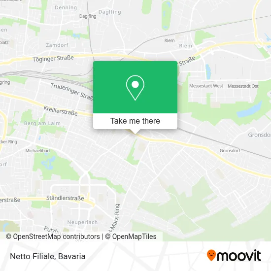 Netto Filiale map