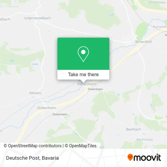 Deutsche Post map