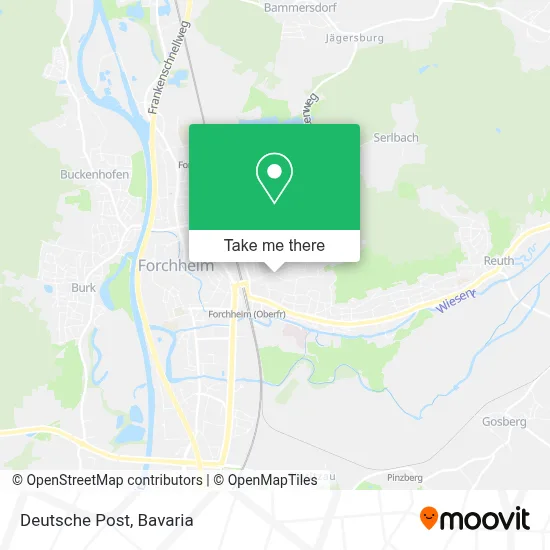 Deutsche Post map