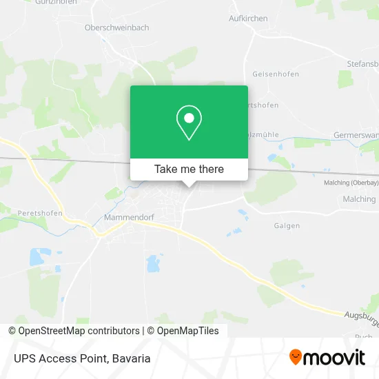 Ups Access Point map