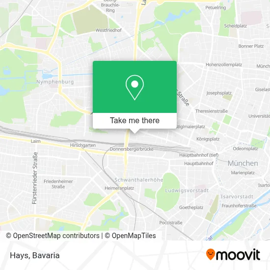 Hays map